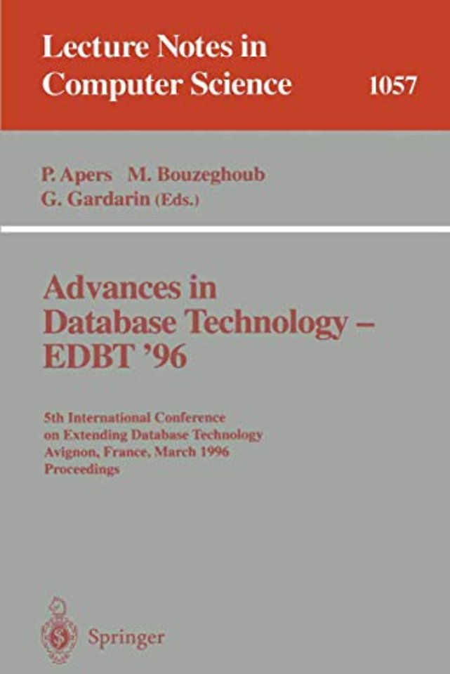 Advances in Database Technology EDBT '96