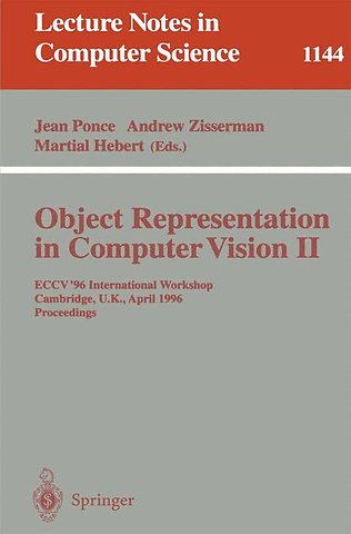 Object Representation in Computer Vision II