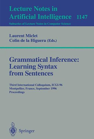 Grammatical Inference: Learning Syntax from Sentences