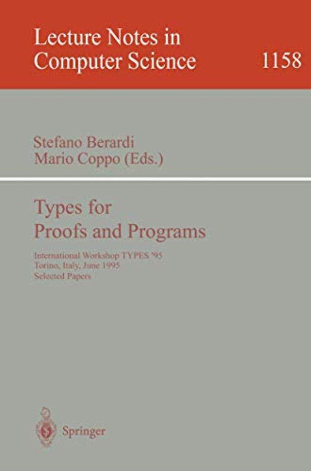 Types for Proofs and Programs