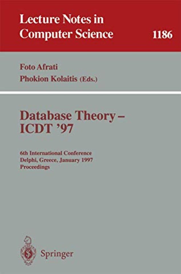 Database Theory - ICDT '97