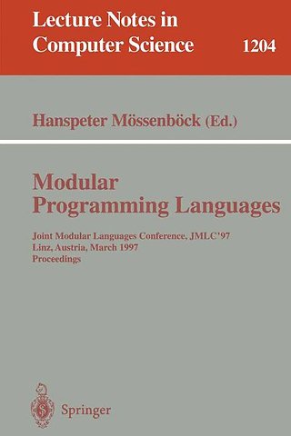 Modular Programming Languages