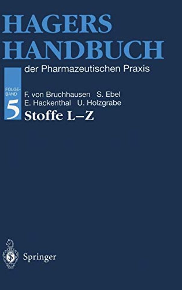 Hagers Handbuch der Pharmazeutischen Praxis