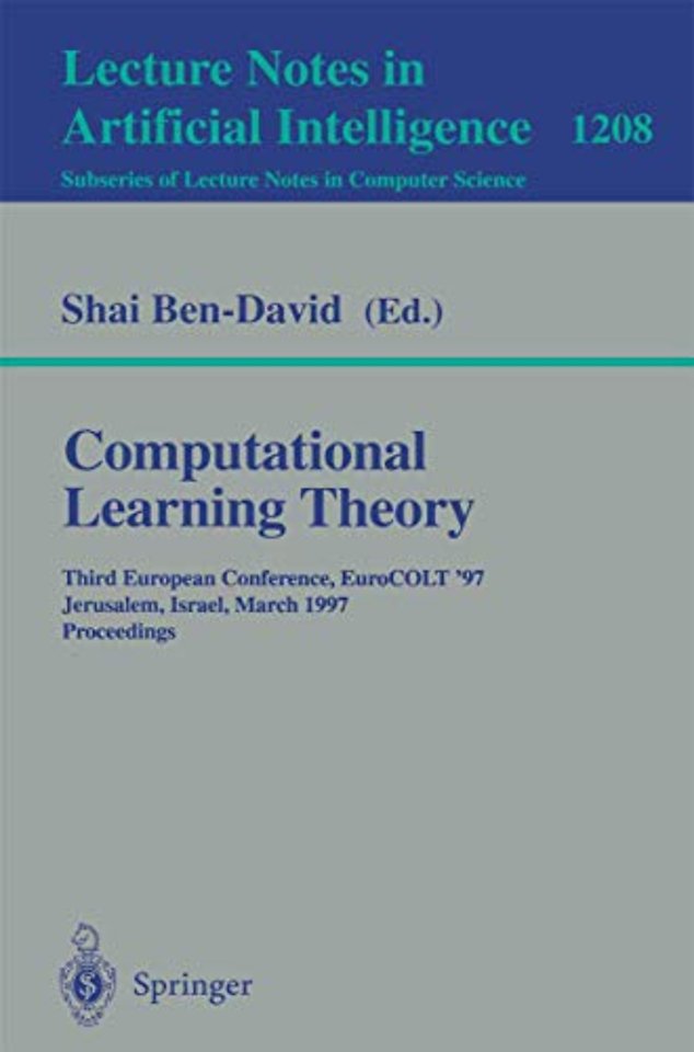 Computational Learning Theory