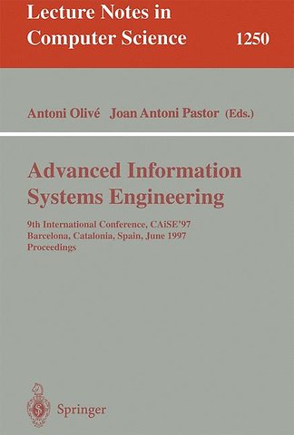 Advanced Information Systems Engineering