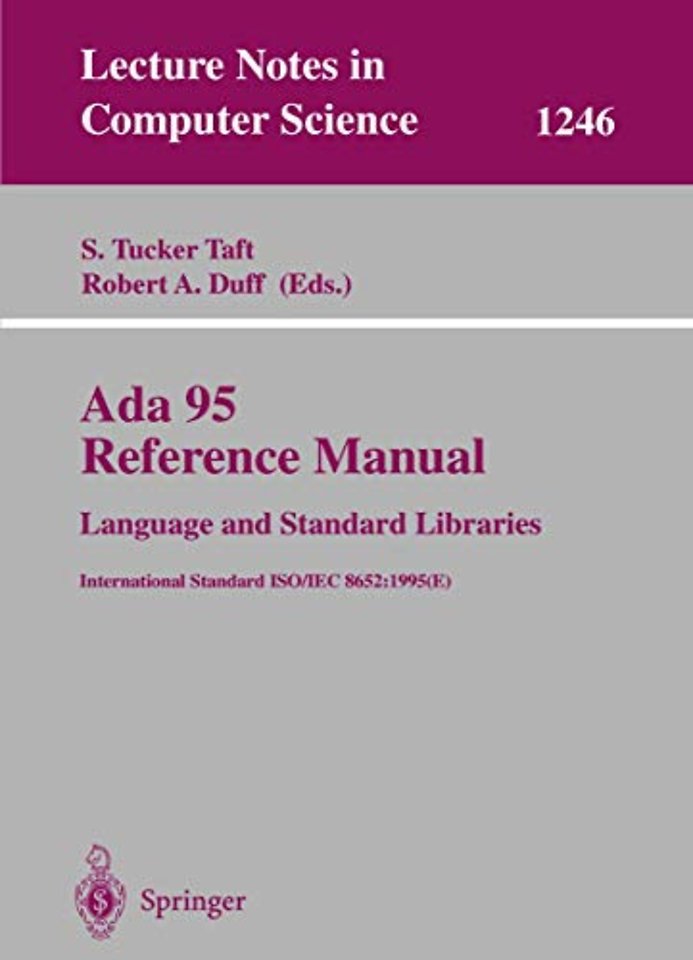 Ada 95 Reference Manual: Language and Standard Libraries