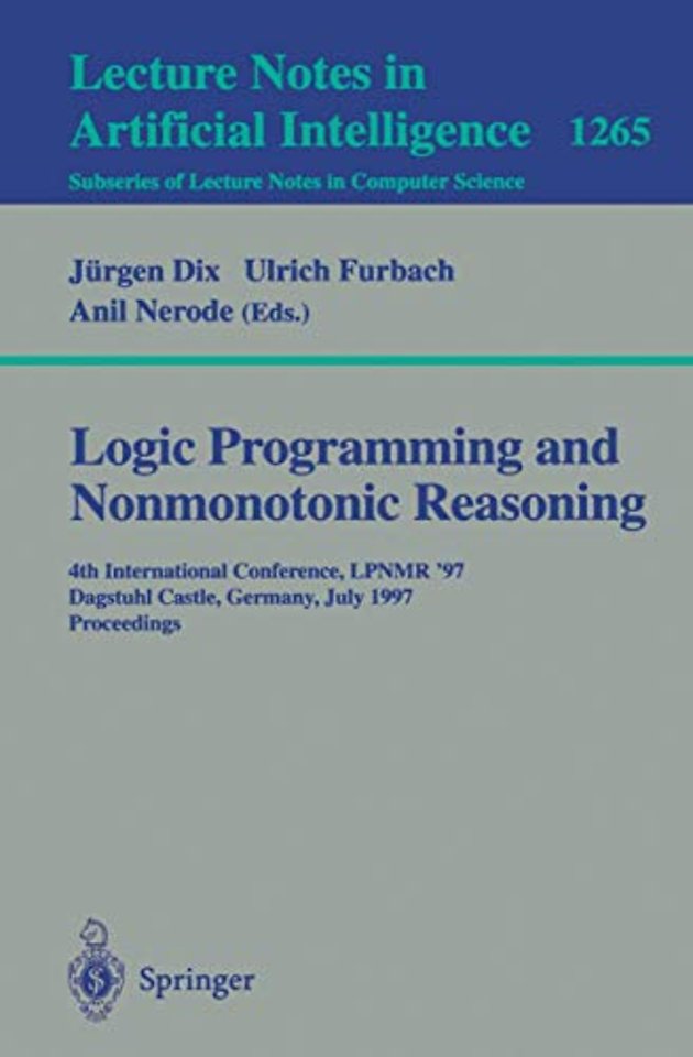 Logic Programming and Nonmonotonic Reasoning