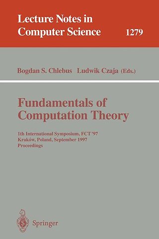 Fundamentals of Computation Theory