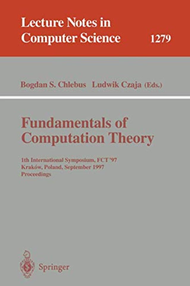 Fundamentals of Computation Theory