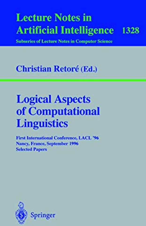 Logical Aspects of Computational Linguistics