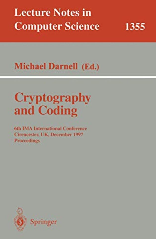 Cryptography and Coding