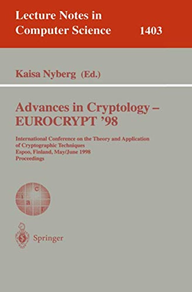 Advances in Cryptology – EUROCRYPT '98