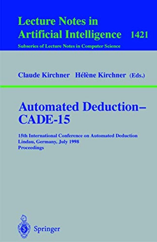 Automated Deduction - CADE-15