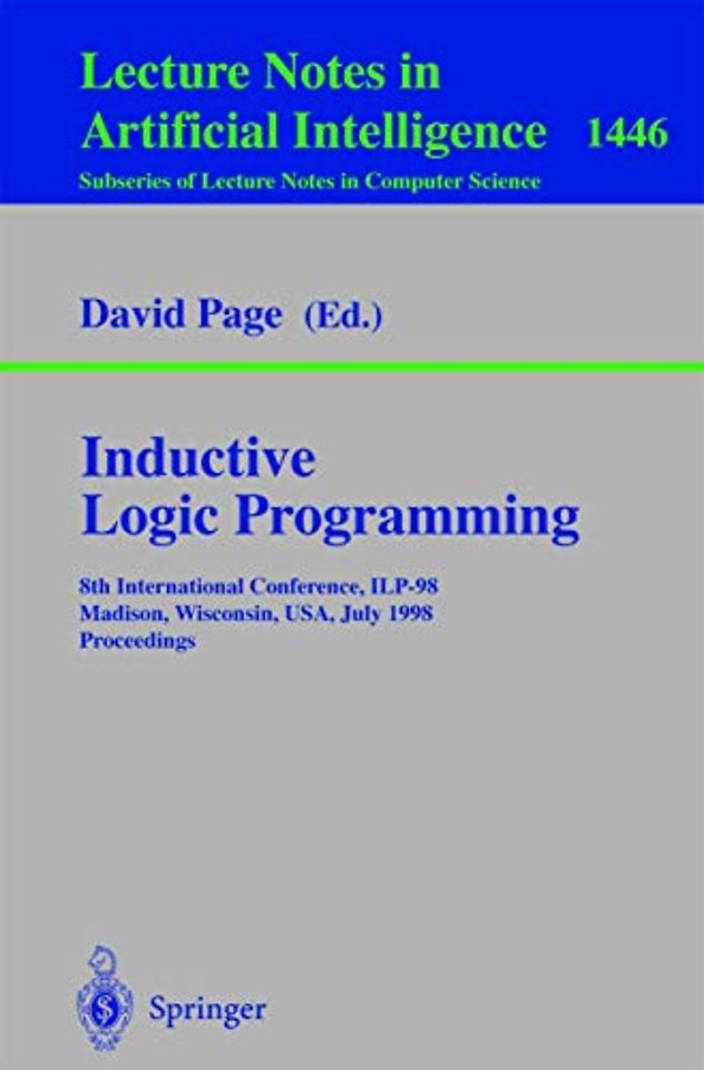 Inductive Logic Programming