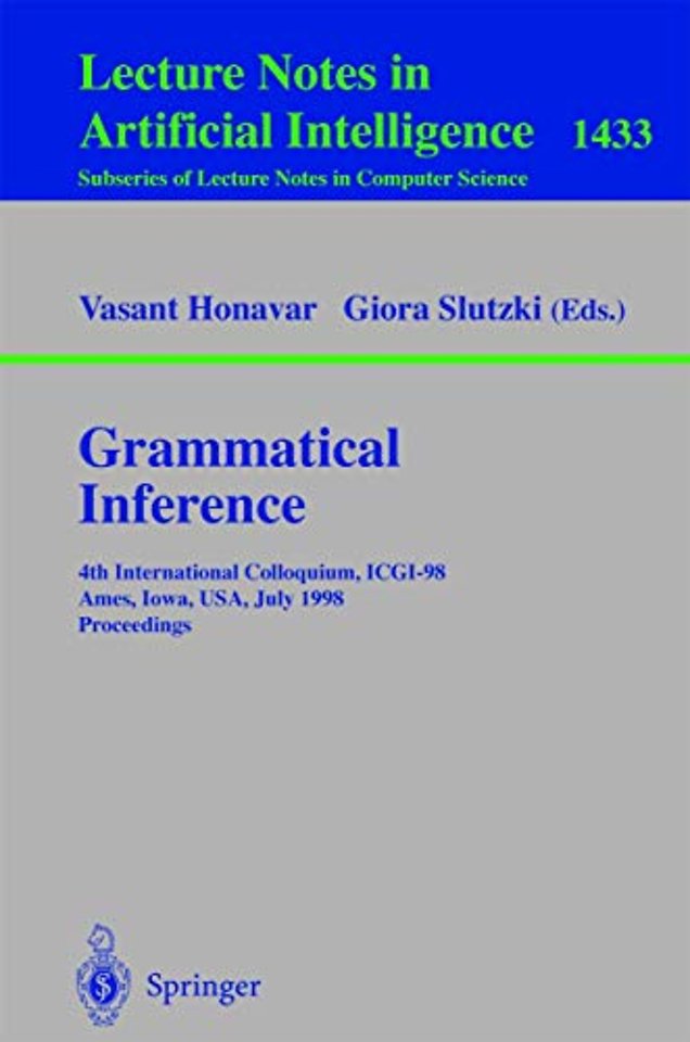 Grammatical Inference