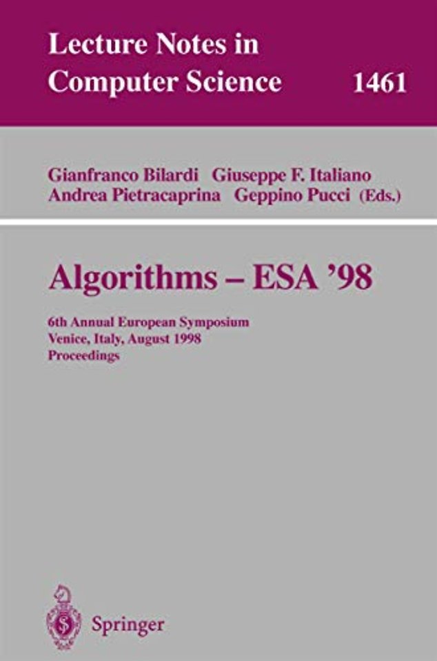 Algorithms - ESA '98