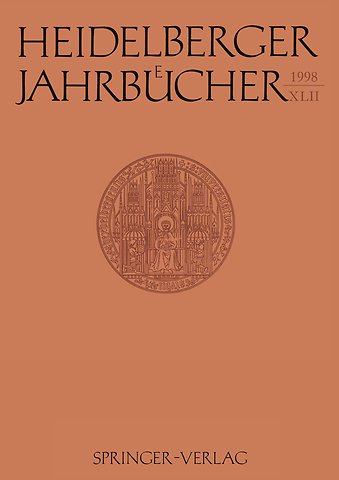 Heidelberger Jahrbücher