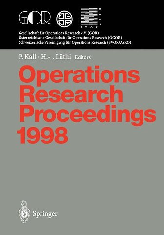 Operations Research Proceedings 1998