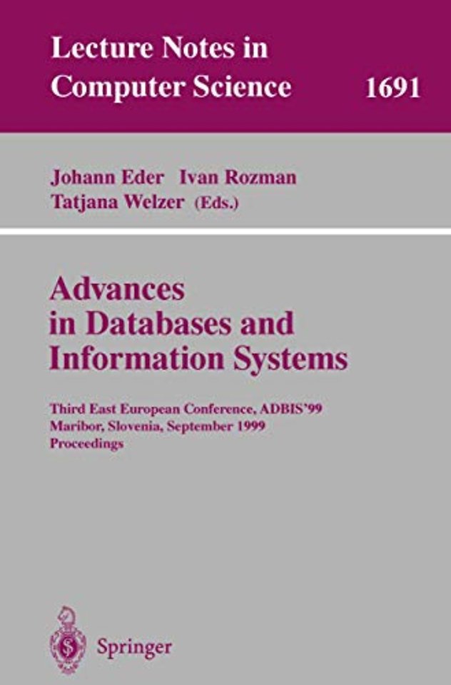 Advances in Databases and Information Systems
