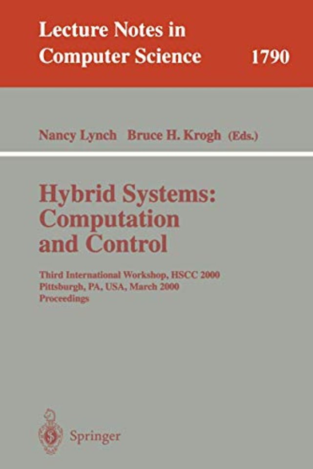 Hybrid Systems: Computation and Control