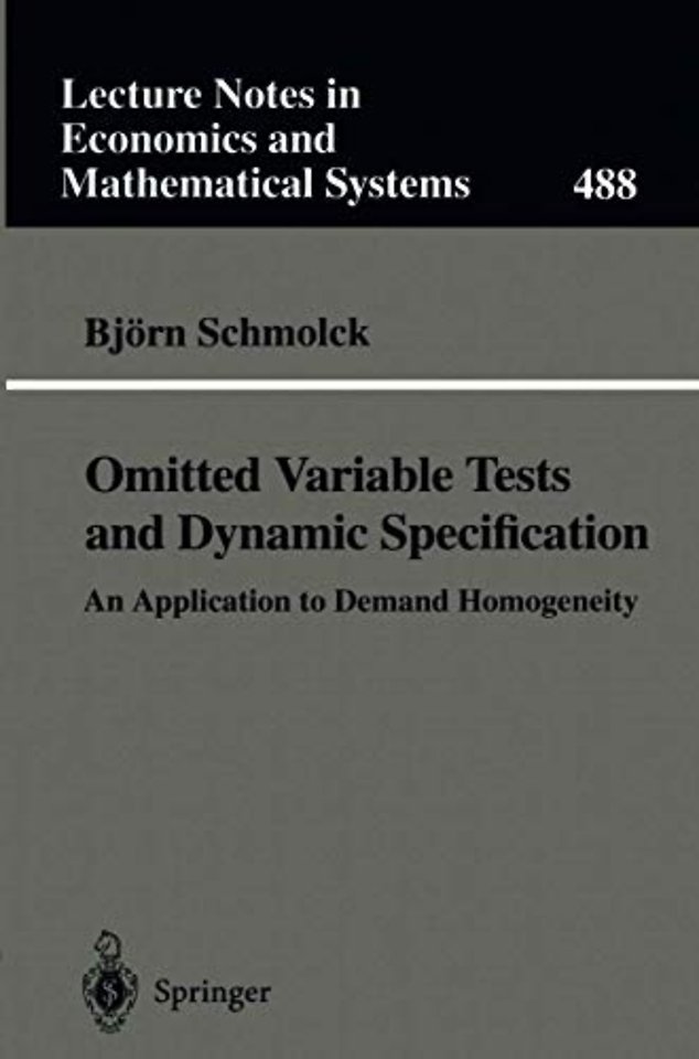 Omitted Variable Tests and Dynamic Specification