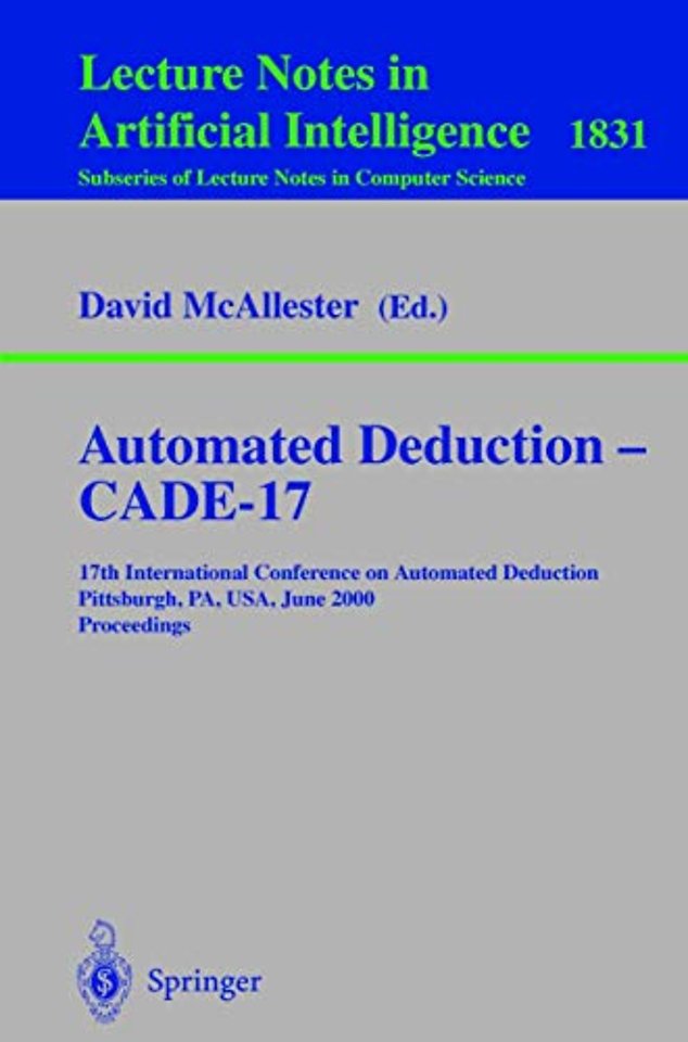 Automated Deduction - CADE-17