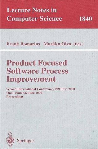 Product Focused Software Process Improvement