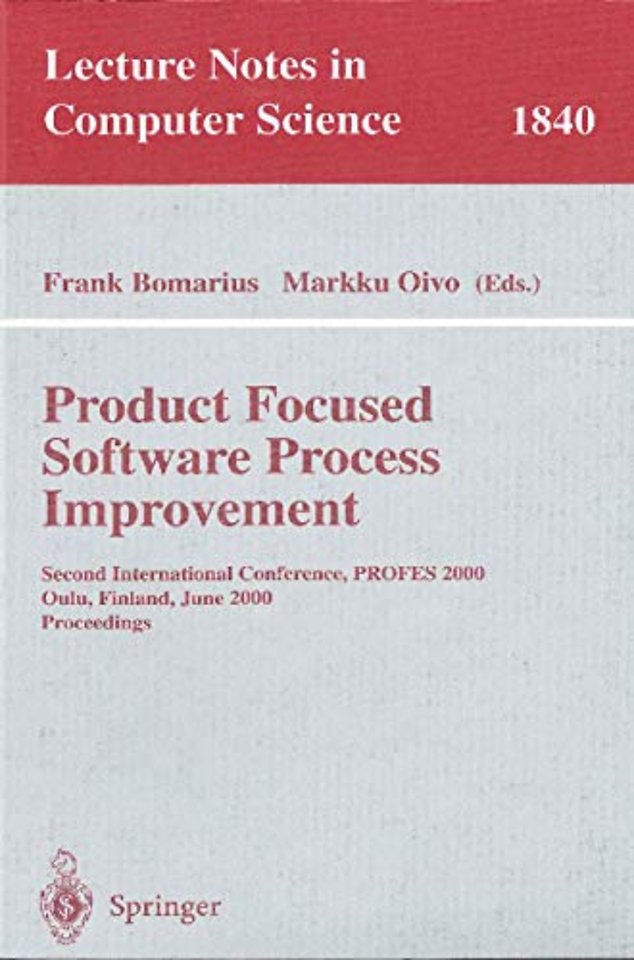 Product Focused Software Process Improvement