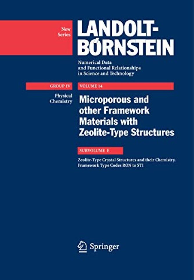 Zeolite-Type Crystal Structures and their Chemistry. Framework Type Codes RON to STI
