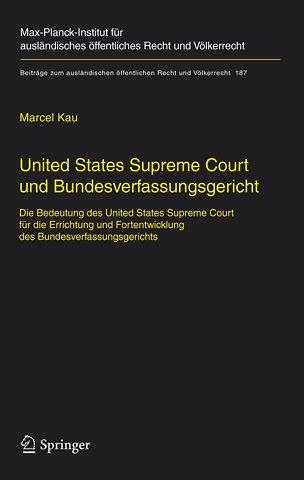 United States Supreme Court und Bundesverfassungsgericht