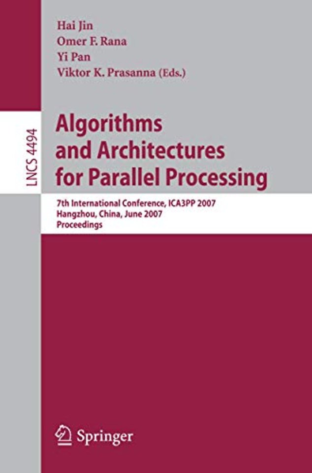 Algorithms and Architectures for Parallel Processing