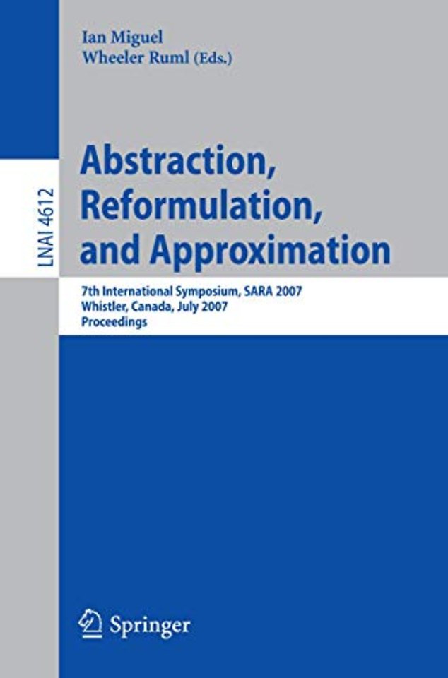 Abstraction, Reformulation, and Approximation