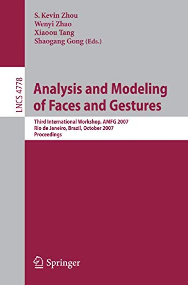 Analysis and Modeling of Faces and Gestures