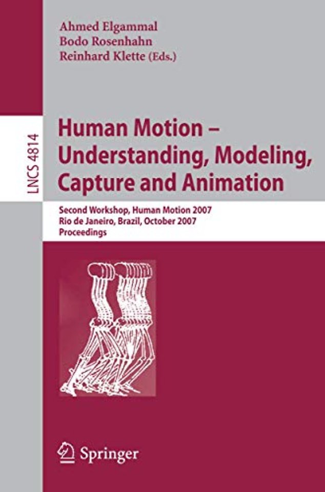 Human Motion - Understanding, Modeling, Capture and Animation