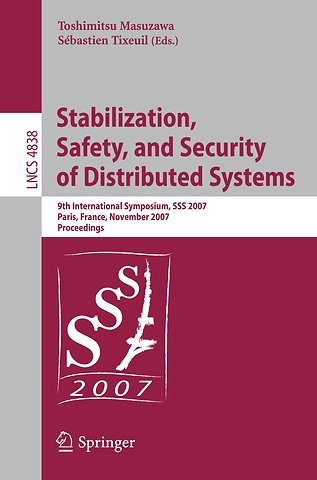 Stabilization, Safety, and Security of Distributed Systems