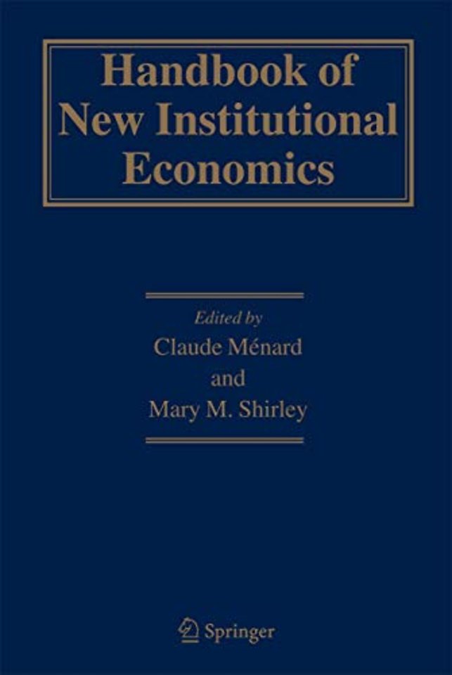 Handbook of New Institutional Economics