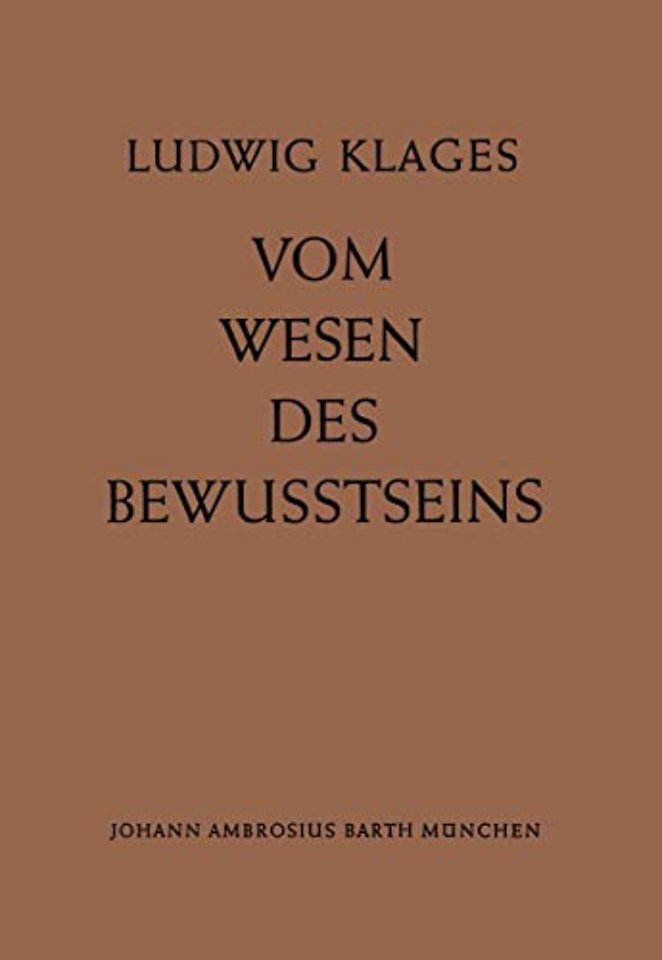 Vom Wesen des Bewusstseins