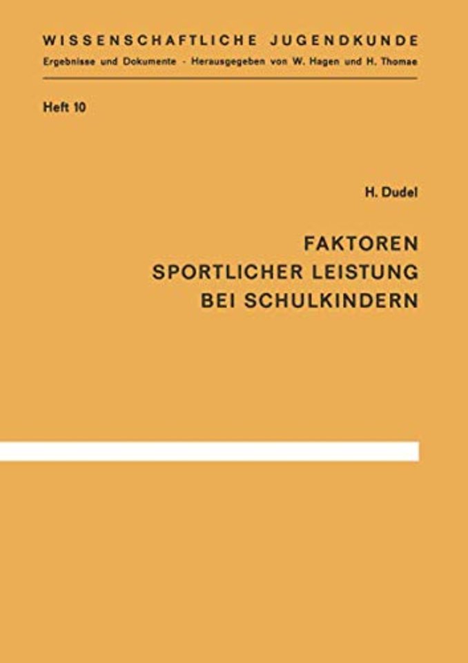 Faktoren sportlicher Leistung bei Schulkindern