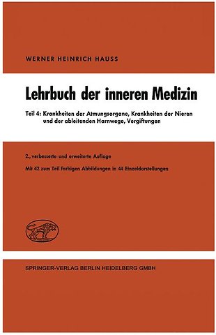 Lehrbuch der inneren Medizin in vier Teilen