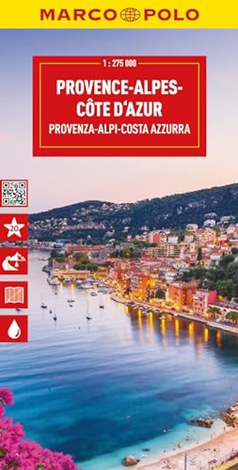 Provence, Alps, Cote d'Azur Marco Polo Map