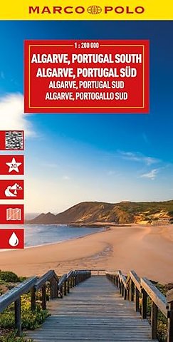 Algarve, Portugal South Marco Polo Map