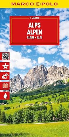 Alps Marco Polo Map
