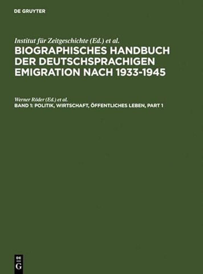 Politik, Wirtschaft, Öffentliches Leben.