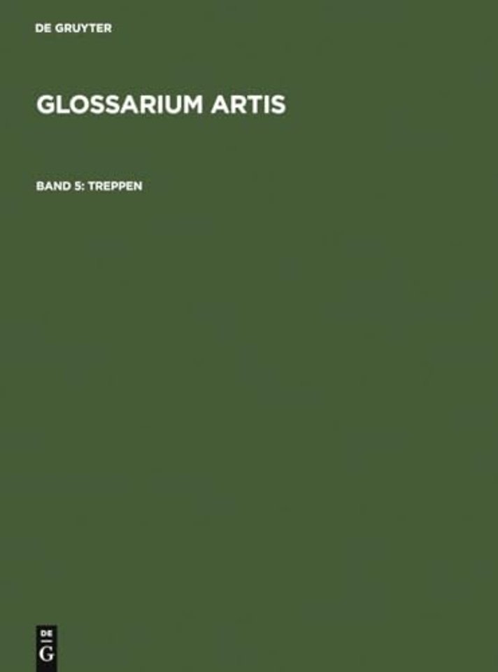 Treppen – Systematisches Fachwörterbuch