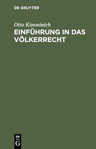 Einführung in das Völkerrecht