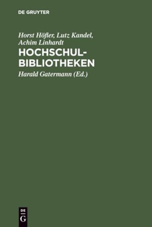 HochschulBibliotheken – alternative Konzepte und ihre Kosten : Bericht zu einem Forschungsprojekt