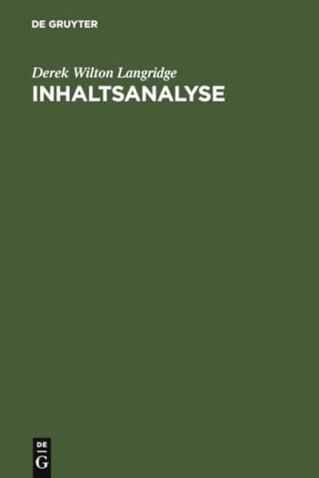 Inhaltsanalyse – Grundlagen und Methoden