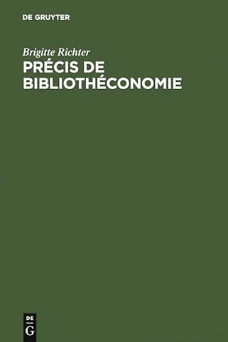 Precis de Bibliotheconomie