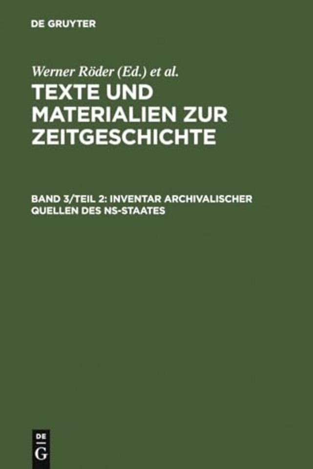 Regionale Behörden u. wissenschaftliche Hochschu – Mit Nachträgen zu Teil 1