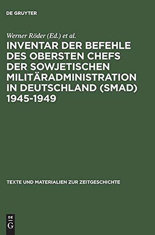 Inventar der Befehle des Obersten Chefs der Sowj – – Offene Serie –
